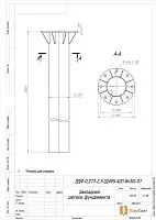 Деталь фундамента закладная для силовых опор ЗДФ-0.273-2.5(Д495-420-8х30)-01 Пересвет В00005792