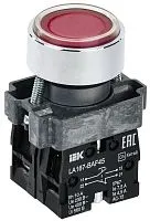 Кнопка LA167-BAF45 d22мм 1НО+1НЗ красн. IEK BBT20-BAF45-3-22-67-K04