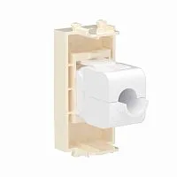 Розетка компьютерная 1мод. Avanti "Ванильная дымка" RJ45 кат.6A без шторок модульная механизм DKC 4405671