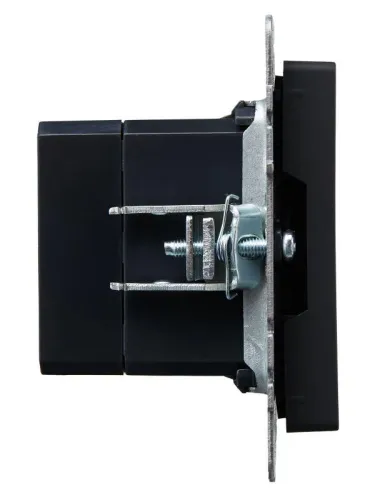 Розетка BRITE USB A+A 3.1А РЮ10-1-БрГ механизм графит IEK BR-U21-D31-K53 фото 3