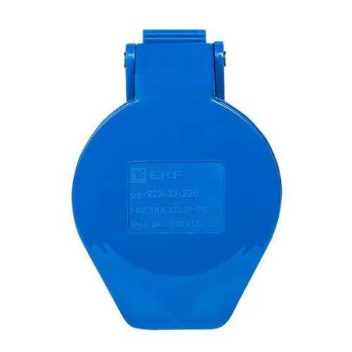 Розетка кабельная 32А 220В 2Р+РЕ IP44 (223) EKF ps-223-32-220 фото 4