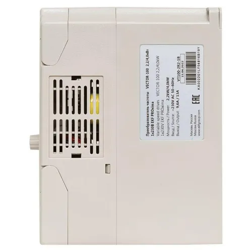 Преобразователь частоты 2.2/4кВт 1х230В VECTOR-100 PROxima EKF VT100-2R2-1B фото 10