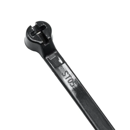 Хомут кабельный 2.5х200 P6.6 с двойн. замком черн. (уп.100шт) DKC 21307SR фото 2