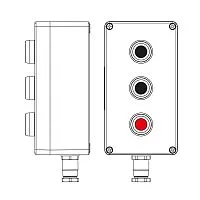 Пост управления взрывозащ. из полиэстера CPE-P-04-(2xP1B(11)-1xP1R(11))-1xKH2MHK(C)1Ex d e IIC Т5 Gb / Ex tb IIIC T95град.C DbIP66/КЗ DKC 2231.041.22.120M