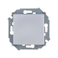 Переключатель проходной 1-кл. СП Simon 15 16А IP20 винтов. зажим механизм алюм. Simon 1591201-033