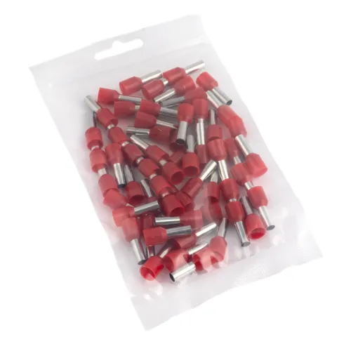 Наконечник штыревой втулочный изол. НШвИ 10.0-12 (уп.50шт) EKF nhvi-10.0-12 фото 2