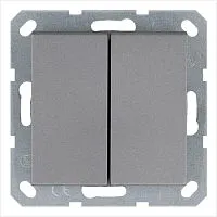 Переключатель перекрестный 2-кл. 10А IP20 механизм алюм. Jasmart G3014S