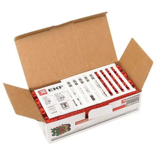 Колодка клеммная JXB-2.5/35 (25а) крас. EKF plc-jxb-2.5/35r фото 6