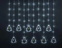 Гирлянда светодиодная "Бахрома" "Елки и фигурки" 95 008 NGF-D034-02 3х0.6м CW IP20 Navigator 95008