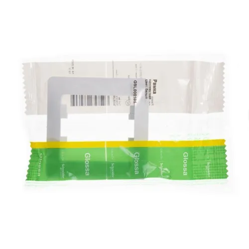 Рамка 1-м Glossa бел. SE GSL000101 фото 6