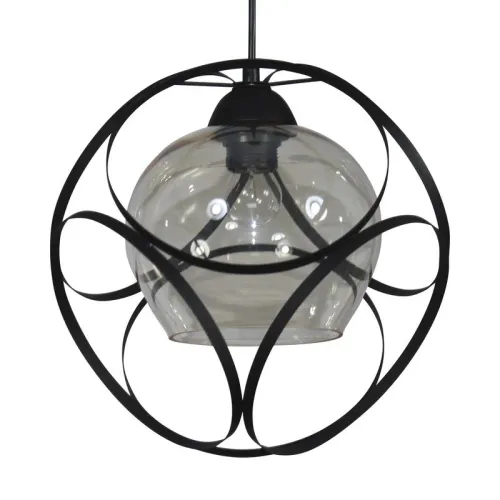 Светильник "Романо" 212 ф310 (плафон 7589) НСБ 01-60-182 Е27 (ИМ) подвесной черн.муар Элетех 1005405228 фото 5