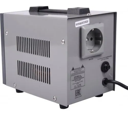 Стабилизатор напряжения АСН-500/1-Ц 1ф 0.5кВт IP20 релейный Ресанта 63/6/1 фото 2