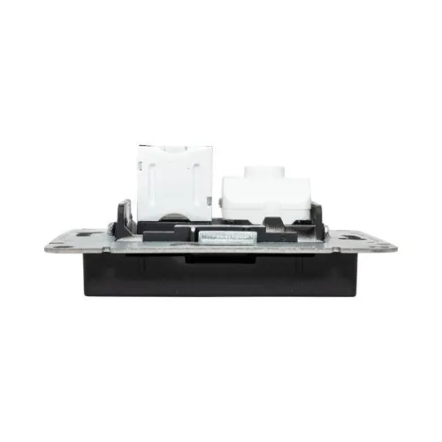 Розетка телевизионная + компьютерная СП Эпика TV + RJ45 кат.5 механизм черн. EKF UP1-SOB-TV+RJ фото 9