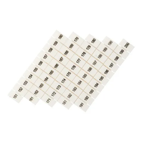 Маркеры для UT/ST/Push-in 4 с нумерацией 150-200 (уп.100шт) EKF zb-st-4-150-200