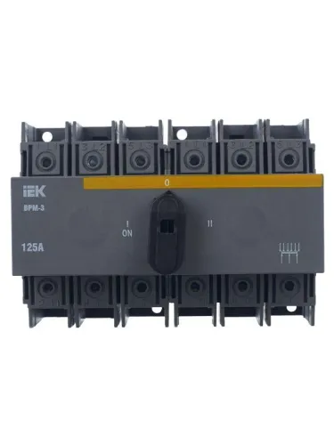 Выключатель-разъединитель модульный 3п 125А ВРМ-3 KARAT IEK MVR30-3-125 фото 9