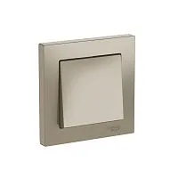 Выключатель 1-кл. AtlasDesign (сх. 1) 10AX быстрозажим. клем. в сборе шампань SE ATN000512S