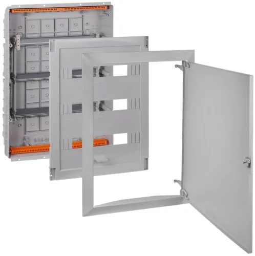 Щит СП 54мод. Тусо 686х518х125мм с метал. дверцей сер. Ruvinil 68154МС