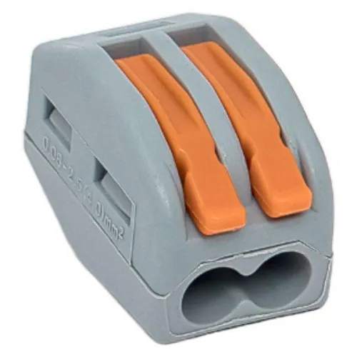 Клемма строительно-монтажная СМК 222-412 с рычагом 2 отверстия (блист.20шт) PROxima EKF plc-smk-412b-20 фото 7