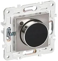 Термостат электронный SKANDY SK-T01N с индикацией никель IEK SK-RT11-K50