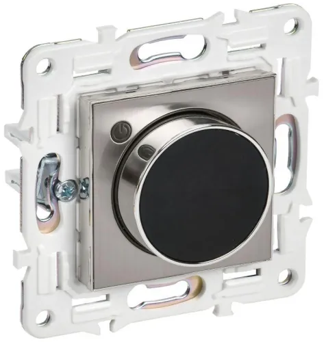 Термостат электронный SKANDY SK-T01N с индикацией никель IEK SK-RT11-K50