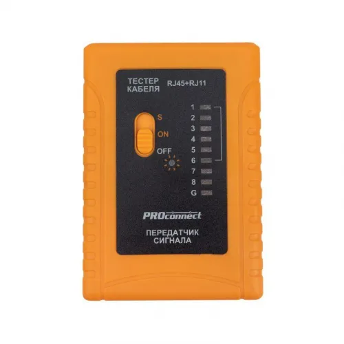 Тестер кабеля RJ45+RJ11 HT-C004 PROCONNECT 12-1006-4 фото 5