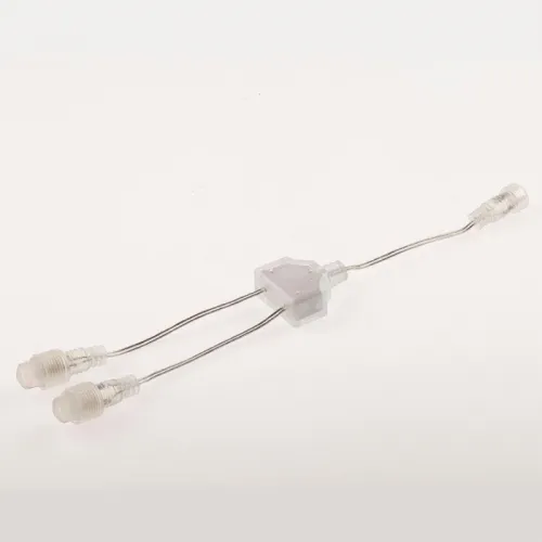 Коннектор У-образный 2 гнезда IP44 24В 30см для низковольтных гирлянд провод ПВХ Эра Б0051902