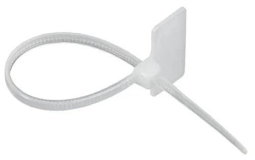 Хомут 2.5х110мм P6.6 маркерный бел. (уп.100шт) IEK UHH14-D025-110-100-K01 фото 2