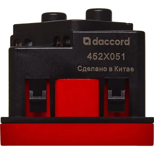 Розетка 2мод. 16А 250В 45град. с заземл. без защ. шторок винт. зажимы красн. ИЭК Leg 4525051 фото 3