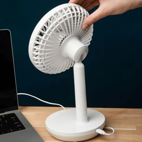 Вентилятор настольный 6Вт USB бел. DUX 60-0214 фото 2