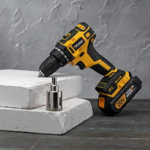 Коронка алмазная 35мм с центровочным сверлом Kranz KR-92-0011 фото 3