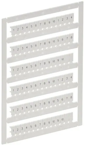 Маркер для CTS/CP 2.5кв.мм "1-10" ARMAFIX IEK AF-CT10D-M-D25-01