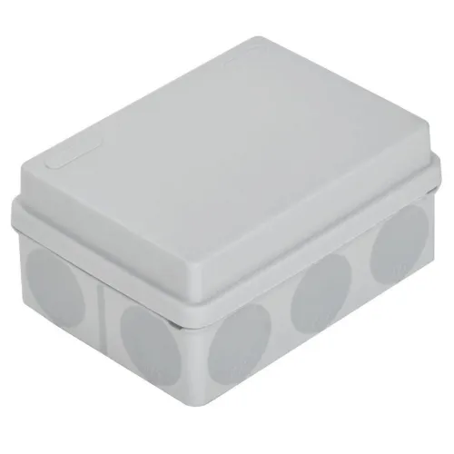 Коробка распаячная ОП КМ42441 150х110х70мм IP67 10 вводов сер. IEK UKO21-150-110-070-K41-66 фото 2