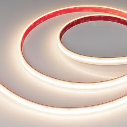 Лента светодиодная RTW-PS-A240-12mm 24V Warm 3500К 19Вт/м IP67 CRI>90 герметичная (уп.5м) Arlight 052643