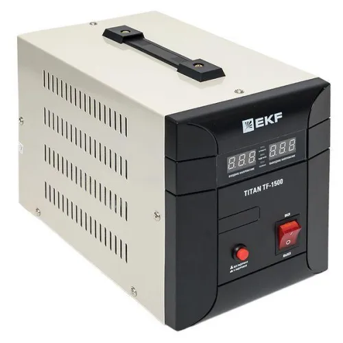 Стабилизатор напряжения электронный напольного исполнения модернизированый TITAN -ТF-1500 EKF stab-TF-1500 фото 7