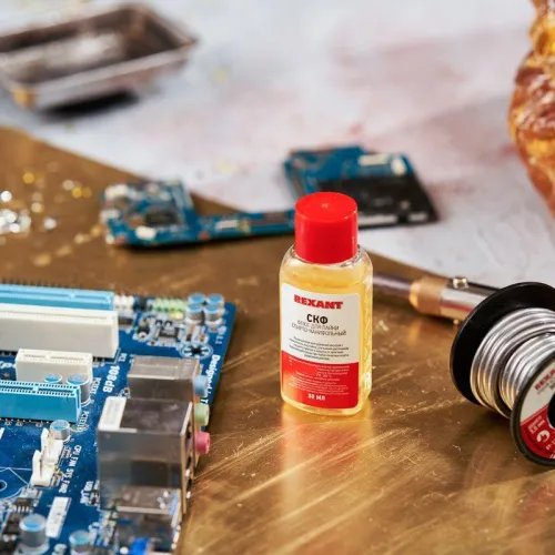 Флюс для пайки СКФ спирто-канифольный 30мл Rexant 09-3640 фото 6
