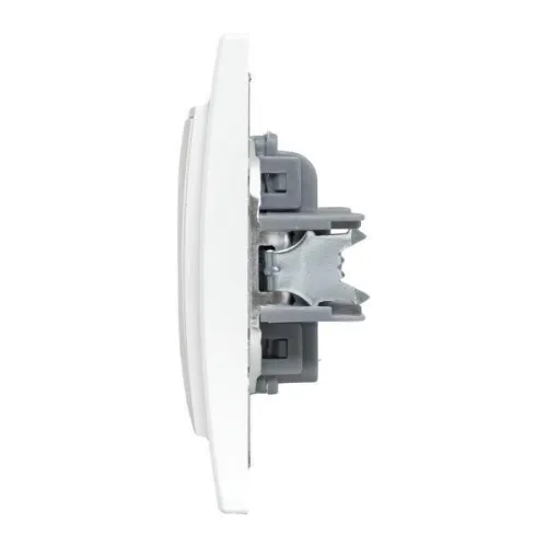 Розетка 1-м СП Минск 10А IP20 без заземл. защ. шторки бел. Basic EKF ERR10-022-100 фото 10