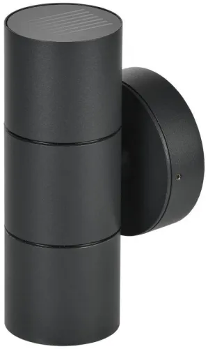 Светильник 5113 2хGU10 IP65 уличный настенный черн. IEK LT-UPU0-5113-GU10-2-K02