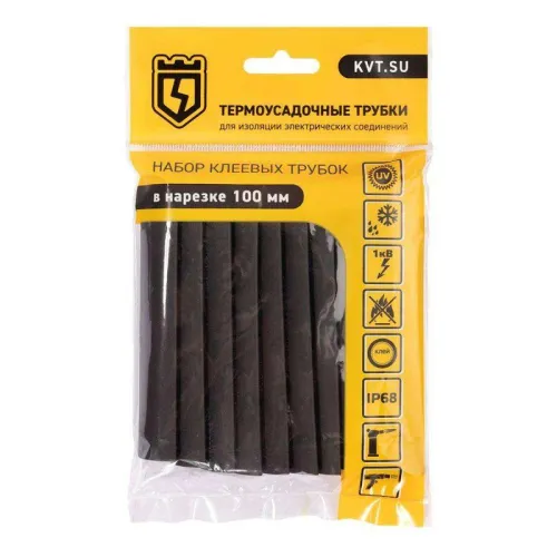 Набор трубок термоусадочных "Гермокомплект 12/4" КВТ 73660 фото 2