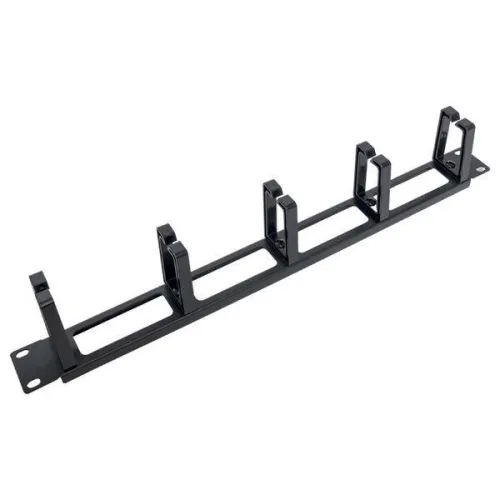 Органайзер кабельный TERACOM PRO 1U с 5 пластиковыми кольцами черн. EKF TRP-1CO-5R-PL-BK фото 4