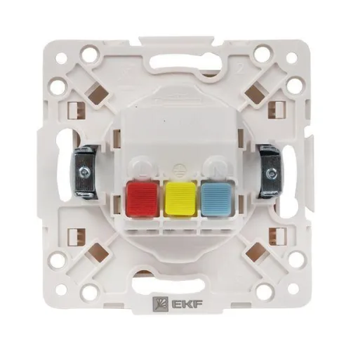 Розетка 1-м СП Стокгольм 16А IP20 с заземл. защ. шторки бел. PROxima EKF EXR16-028-10 фото 5