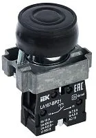 Кнопка LA167-BP21 d22мм 1НО черн. IEK BBT20-BP21-1-22-67-K02