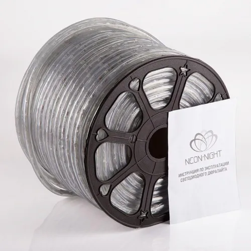 Шнур светодиодный Дюралайт фиксинг 2Вт 36LED/м бел.  (уп.100м) Neon-Night 121-125 фото 4
