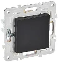 Заглушка с суппортом SKANDY SK-C01Bl черн. IEK SK-PL10-K02