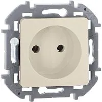 Розетка 1-м СП Inspiria 16А IP20 250В 2P механизм сл. кость IEK 673711