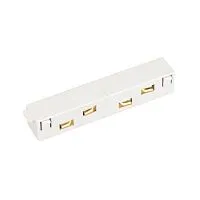 Коннектор прямой MAG-ORIENT-CON-I-POWER (WH) (IP20 пластик) Arlight 035805