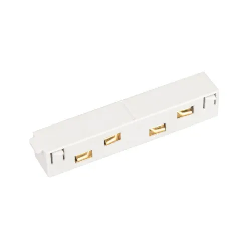 Коннектор прямой MAG-ORIENT-CON-I-POWER (WH) (IP20 пластик) Arlight 035805