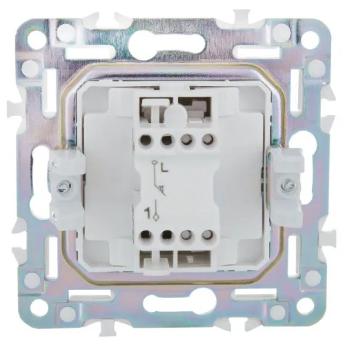 Выключатель кнопочный 1-кл. SKANDY 10А SK-V14Gr сер. IEK SK-V17-0-10-K03 фото 5