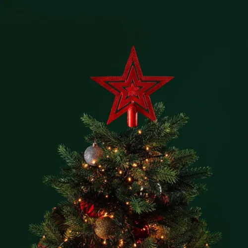 Фигура "Звезда" 20см IP20 на елку красн. Neon-Night 501-005 фото 2