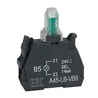 Блок световой OptiSignal D22 A45-LB-VB5 желт. 24VACDC ZBVB5 КЭАЗ 332204