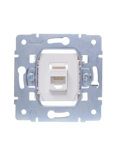 Розетка компьютерная 1-м СП Vesna механизм крем. LEZARD 742-0388-139 фото 4